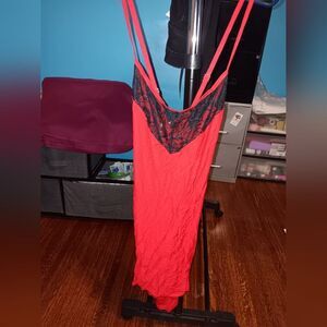 Adam & Eve Dreamgirl Slumber Baby Chemise Red NWT